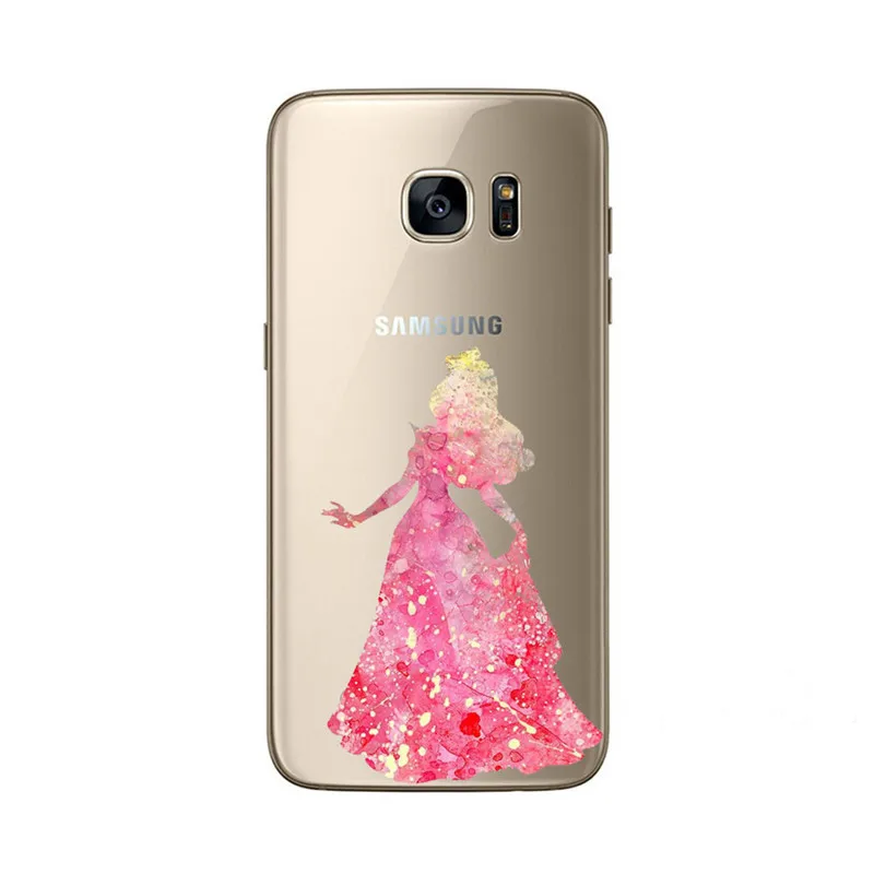 Чехлы для телефонов Samsung Galaxy J7 2016 J710 Симпатичные Рапунцель Белоснежка Русалка