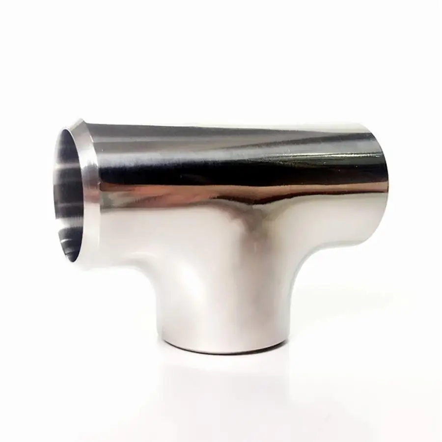 

38mm 1.5" Pipe OD Butt Thicken 3mm Tee 3 Way Splitter SUS 304 Stainless Steel Sanitary Fitting Spliter Homebrew Beer Wine