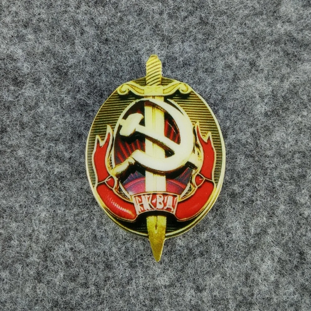 КГБ акриловый значок советский Творческий брошь СССР Пластик WW2 России рюкзак