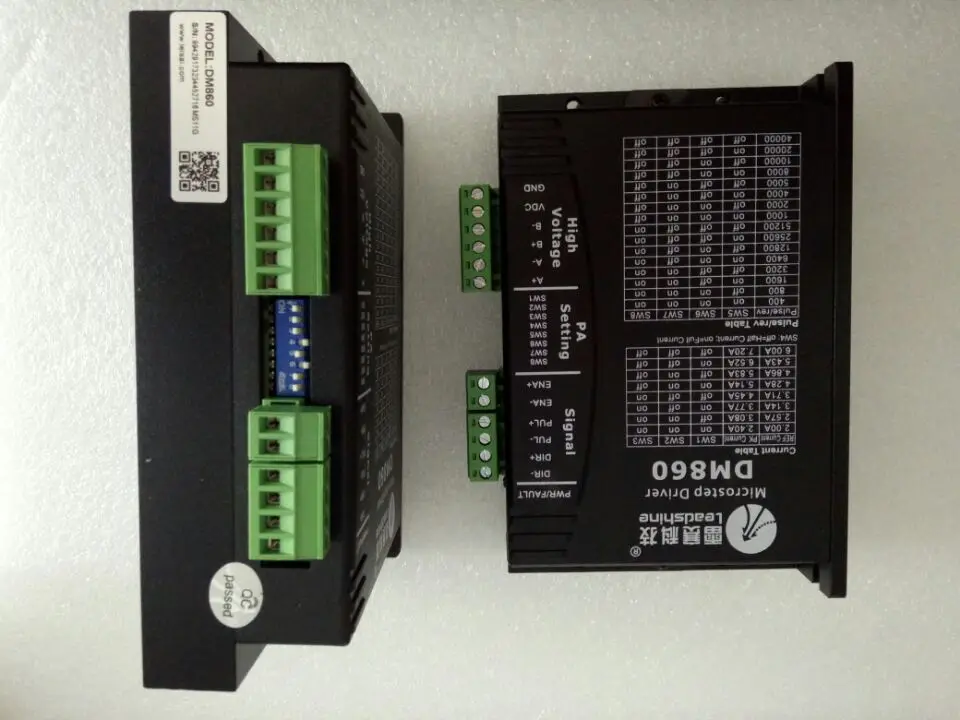 Leadshine DM860 2 фазный 32 разрядный DSP цифровой шаговый привод 20 80 VDC вход|Драйвер