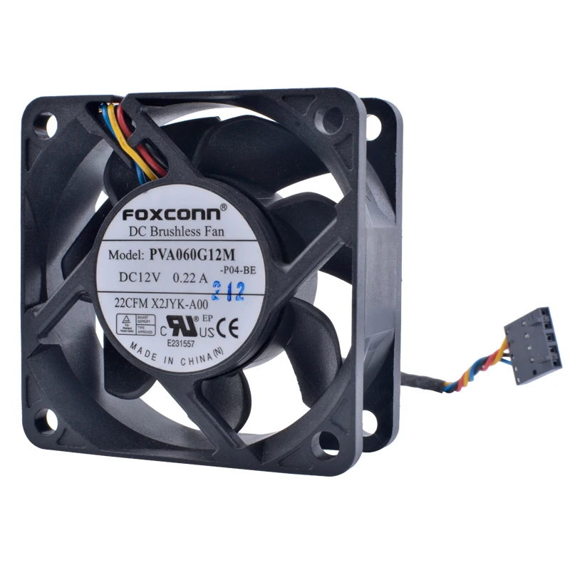Революция в системах охлаждения PVA06G12M 6cm 6025 60mm Вентилятор 60x60x25mm 12V 0.22A 5pin 4pin PWM