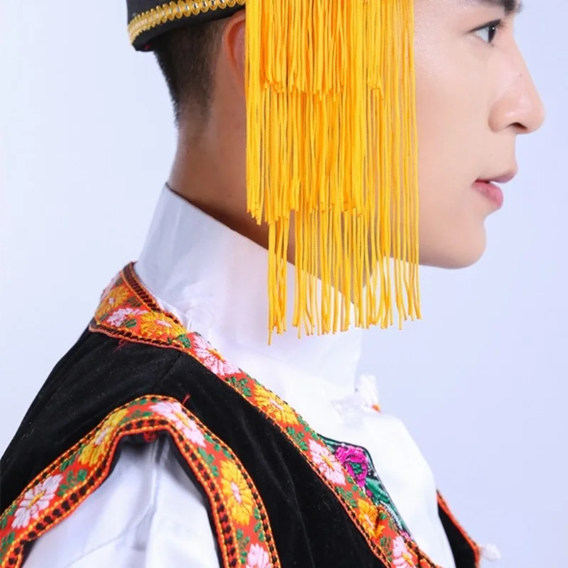 Hmong мужская одежда Национальный Китайский народный танец thnic современная hmong