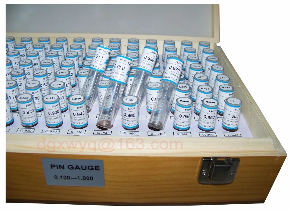 

Plug Gauge/pin gauge Set,0.300mm--1.000mm(Interval: 0.01,71pcs),fast delivery!
