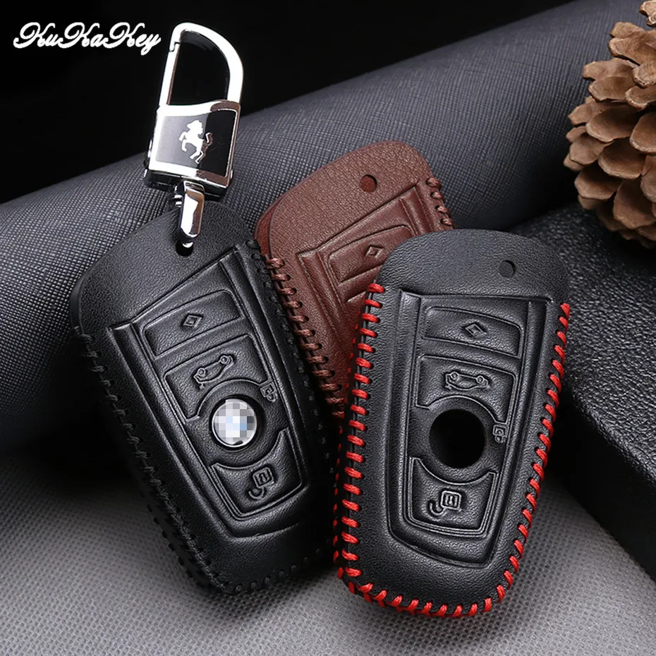 Для BMW аксессуары для ключей кожаный чехол брелок F05 F10 F20 F30 M1 M2 M3 M4 M5 M6 Z4 E53 E60 2