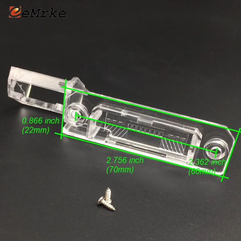 EEMRKE Автомобильная камера кронштейн номерной знак свет корпус для Skoda Superb B5 3U MK1 2001
