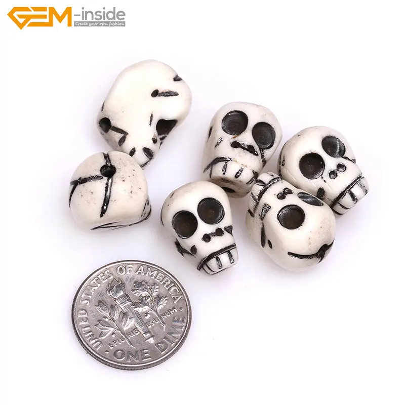 16 шт. бусины в виде черепа 13 х15 мм|skull beads|bone skull beadsbeads beads |