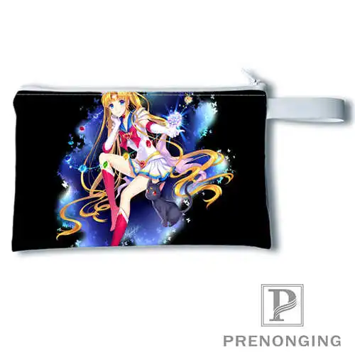 Custom sailor moon @ 2 Кошелек для монет с принтом кошелек на молнии Zero сумочки телефона