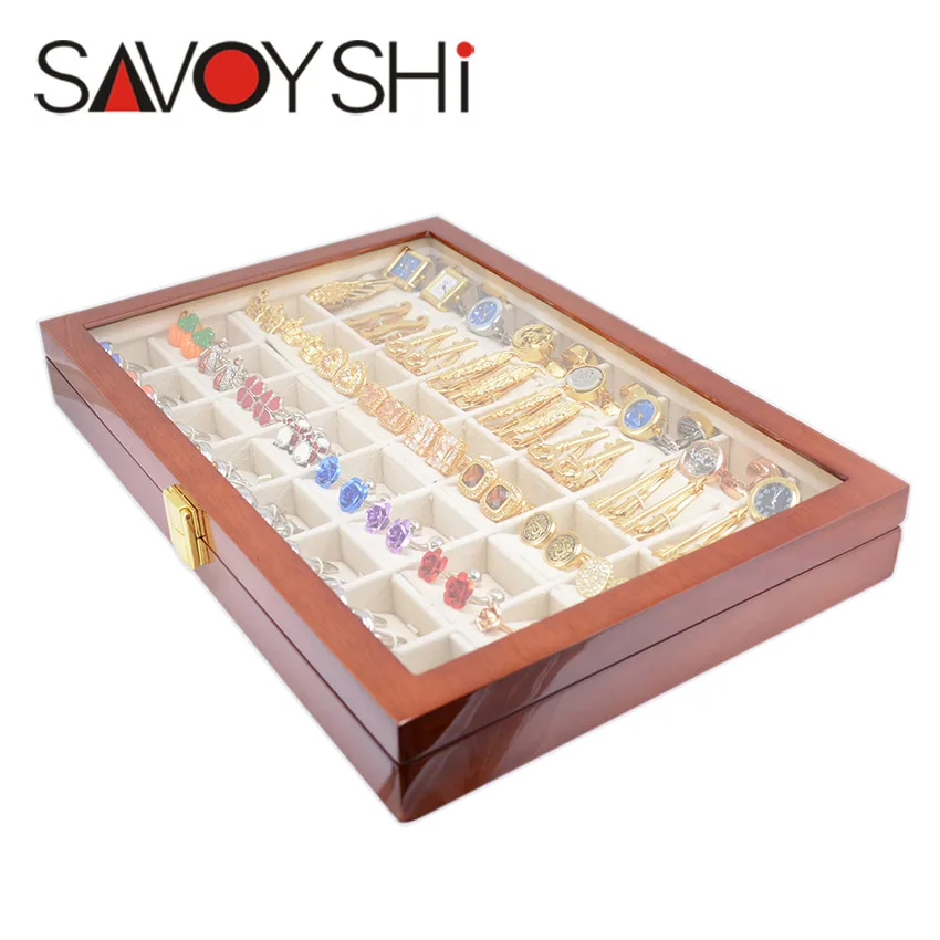 Роскошная Подарочная коробка для запонок 40 пар Высококачественная окрашенная