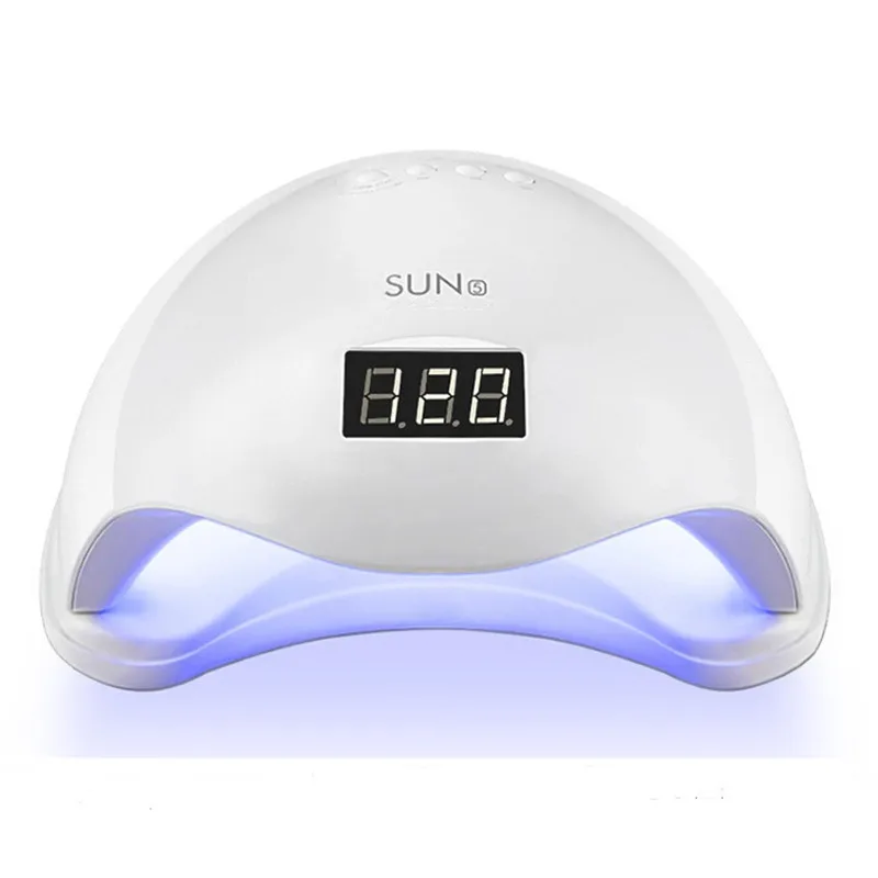 Светодиодная УФ лампа для маникюра SUN 5 Сушилка ногтей отверждения всех лаковых