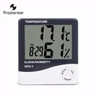 Домашний термометр Prostormer и гигрометр Высокоточный многофункциональный электронный термометр с электронным будильником