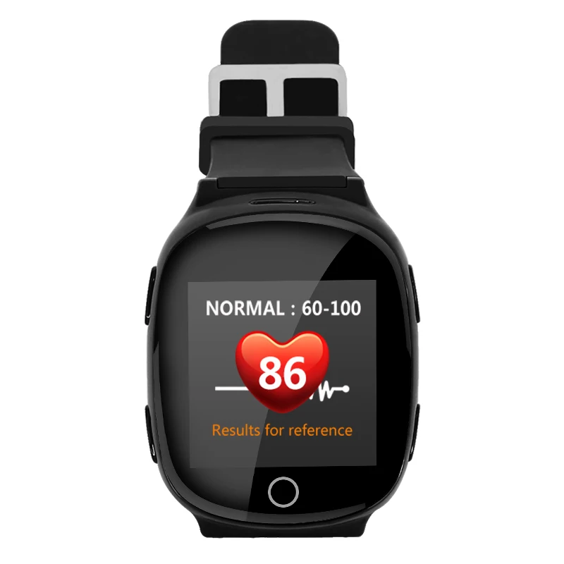 D100 пожилых Смарт-часы gps LBS + WI-FI Позиционирования Анти-потерянный сердечного