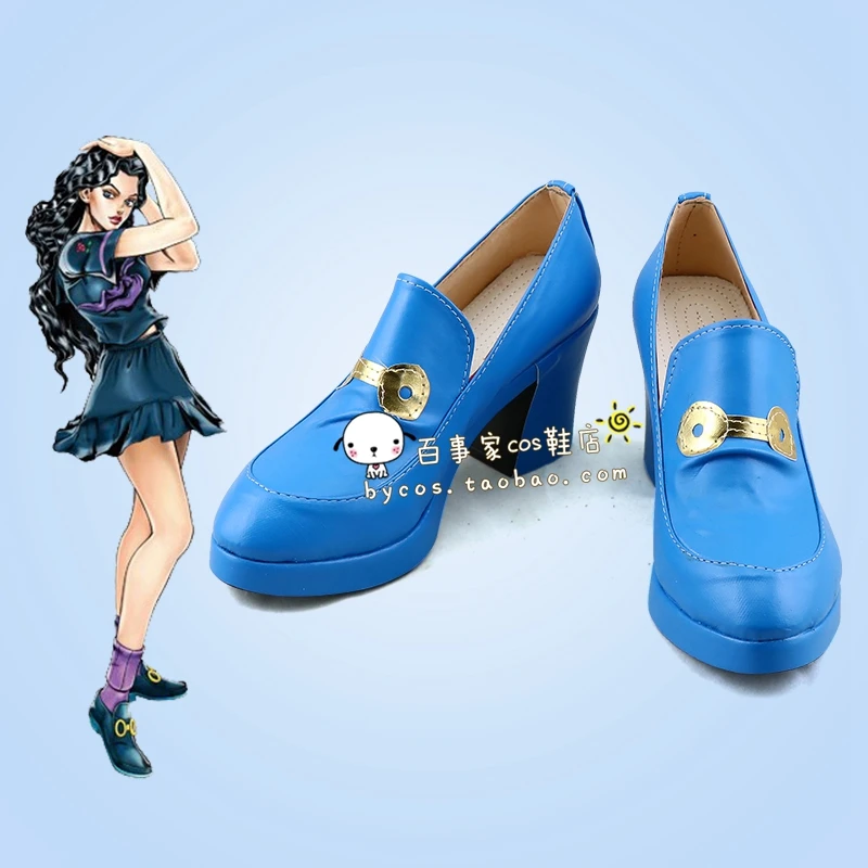 Shoes(Remarks Size) Костюм для косплея, Необычные приключения Джоджо, Yamagishi Yukako, маскарадный костюм, Униформа, женские платья, матросские Костюмы, костюм для косплея - Цвет: Shoes(Remarks Size)