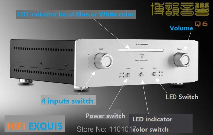 Reisong Boyuu A6 Реплика M7 12AX7 ламповый предусилитель HIFI EXQUIS 6z4 выпрямитель предусилитель лампы высокого уровня BYM7