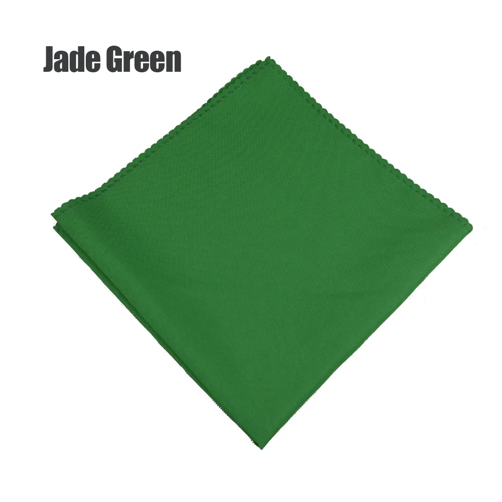 jade green 100 шт/партия Белый/Тиффани 20 цветов 1" Отель банкет полиэстер Tissu Свадебная вечеринка украшение стол салфетка домашнее моющееся полотенце - Цвет: jade green