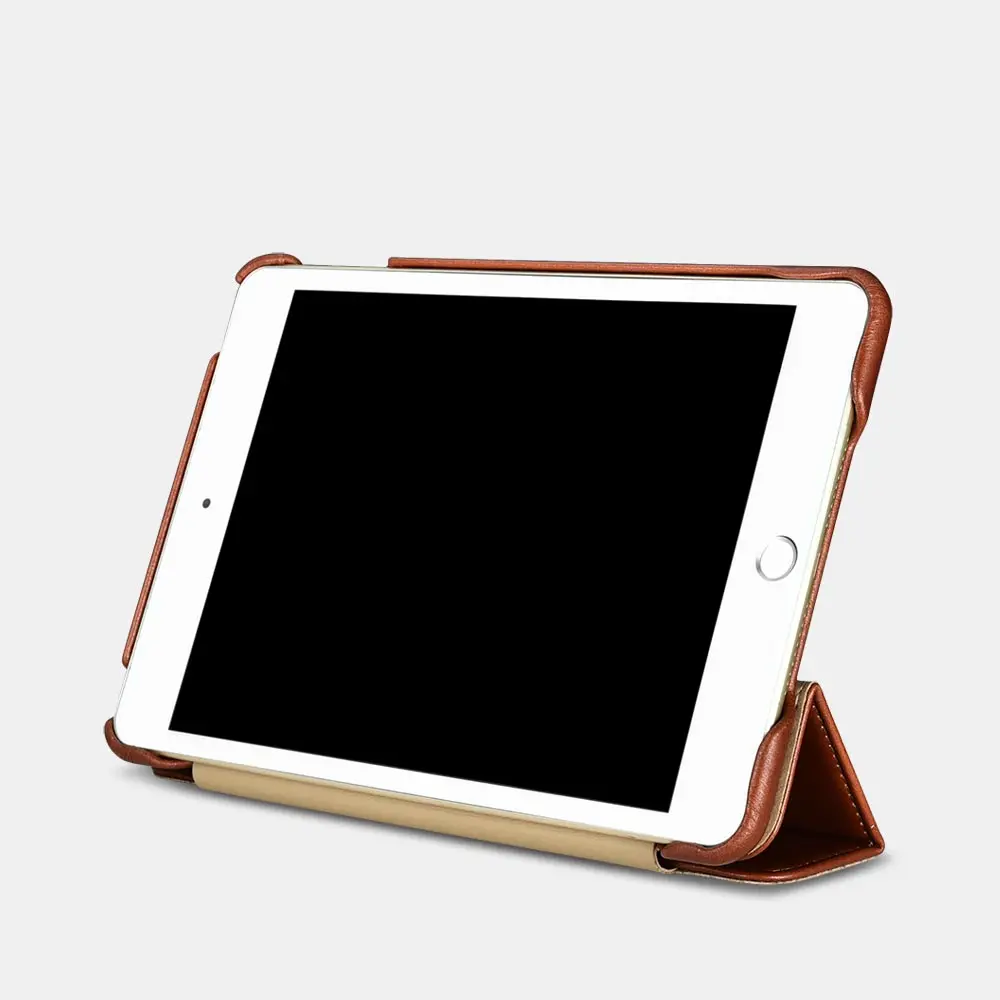 Icarer бренд для iPad Mini 5 чехол из воловьей кожи Винтажный планшета Чехол книжка