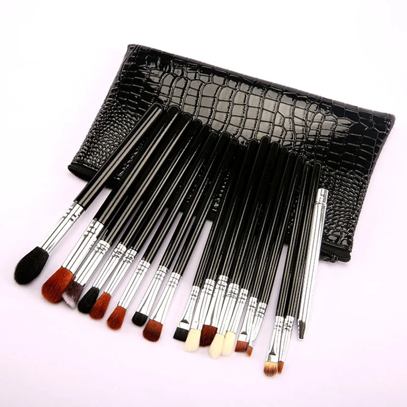 

19pcs Makeup Brush Kit Foundation Blending Blush Makeup Brushes Tools Cosmetics Powder Eyeshadow with Bag