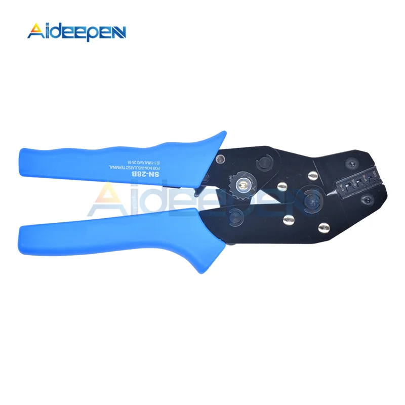 SN-28B Pin Crimping Tool 2.54mm 3.96mm 28-18AWG Crimper 0.1-1.0mm Square Dupont Crimp Tools For Power Male Female Terminal