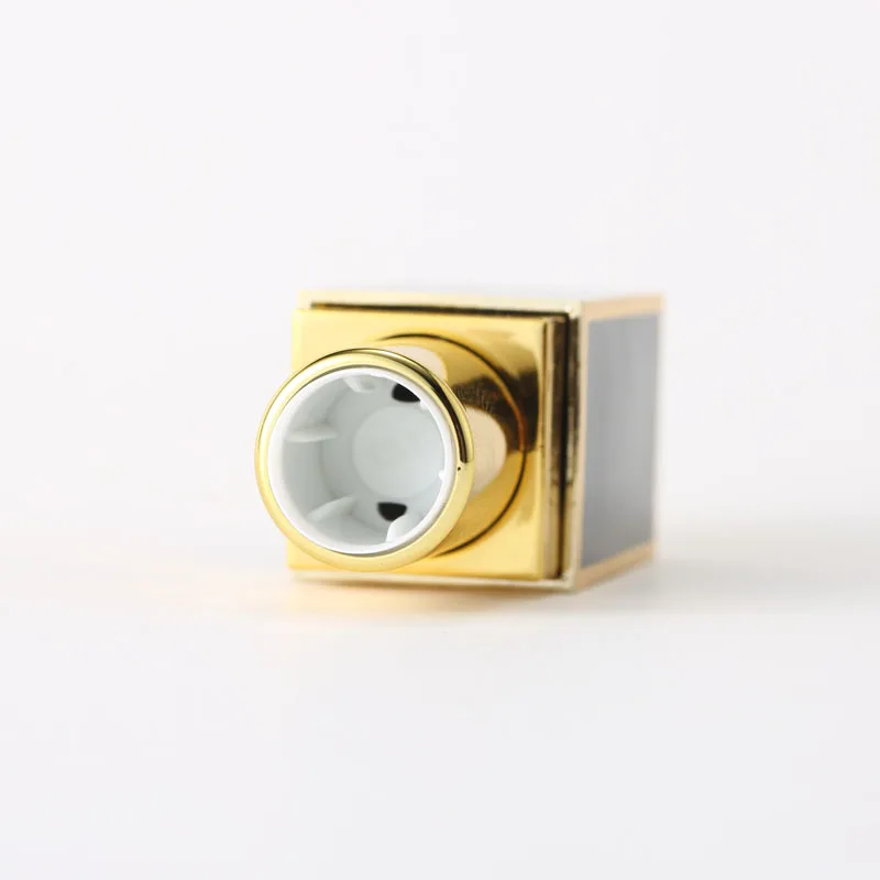 100 шт./лот белый и черный пустой высококачественный пластиковый тюбик для губной