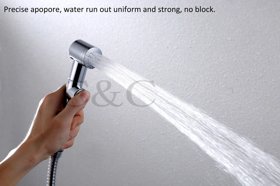 Термостатический хромированный портативный распылитель для подгузников Shattaf с