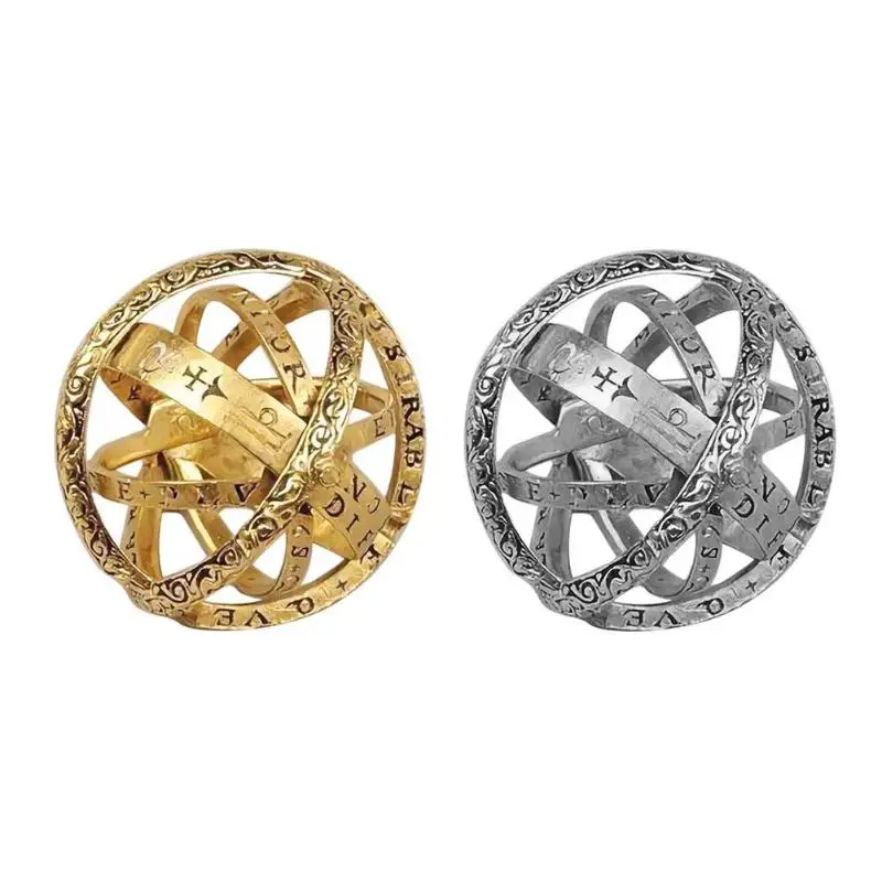 Унисекс креативный астрономический Шар Кольцо Пара Кольца на пальцы фаланги