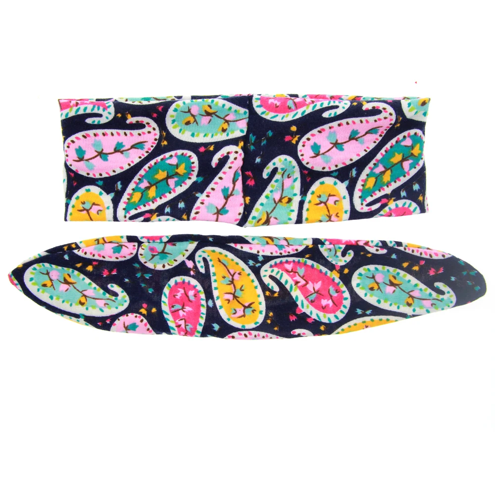 

TWDVS Kids Printing Flower Rabbit ears Headband Bow Knot Elastic Hair Band Cotton Headwear kids Hair Accessories W190