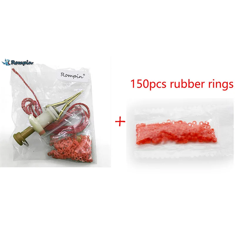 1set and 150 rings Rompin Earthworm Bloodworm клип приманка клип Earthworm Клип рыболовные снасти рыболовные инструменты рыболовные приманки - Цвет: 1set and 150 rings