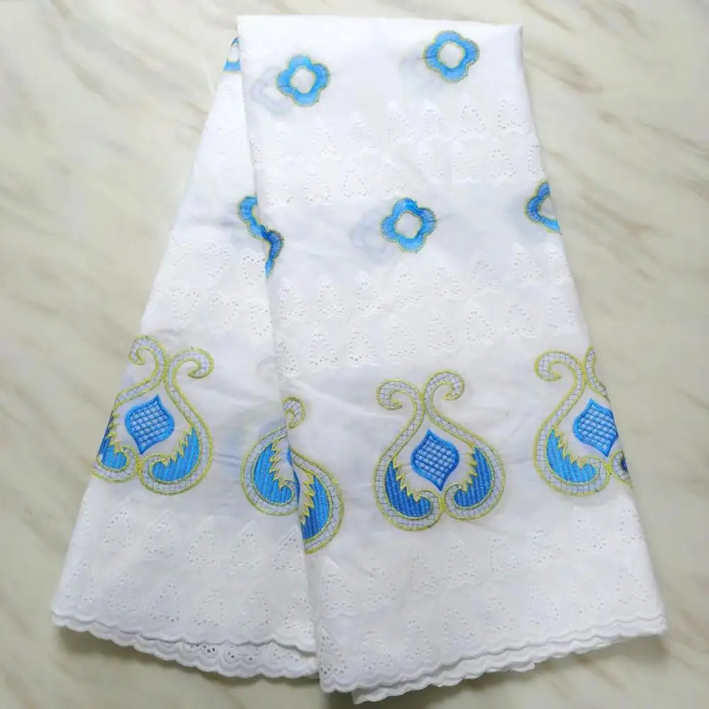 Высококачественная Белая швейцарская вуаль на шнурках 100% хлопок африканская