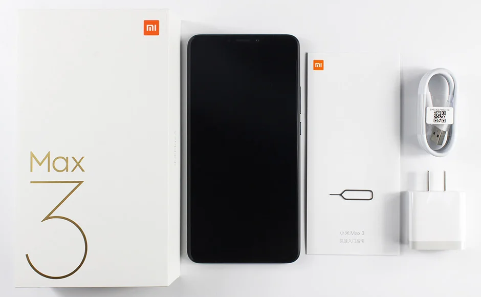 Original Xiaomi Mi Max 3 6GB RAM 128GB ROM Mobile Phone 6.9" Full Screen Snapdragon 636 Octa Core 5500mAh 12MP+5MP Dual Camera