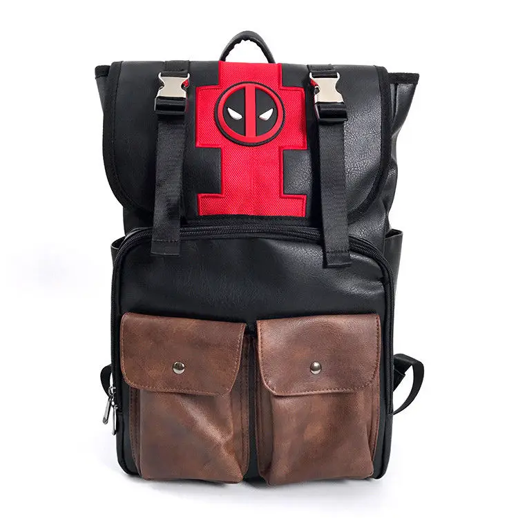 IVYYE Deadpool, серия, модные аниме-рюкзаки, мягкий кожаный школьный рюкзак, повседневные студенческие сумки, дорожный ранец, унисекс, Новинка