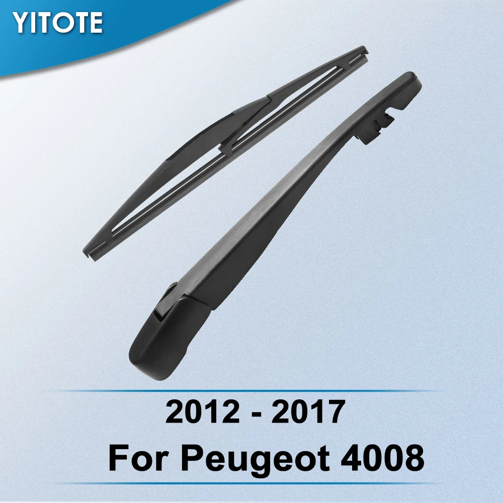 

YITOTE Rear Wiper & Arm for Peugeot 4008 2012 2013 2014 2015 2016 2017