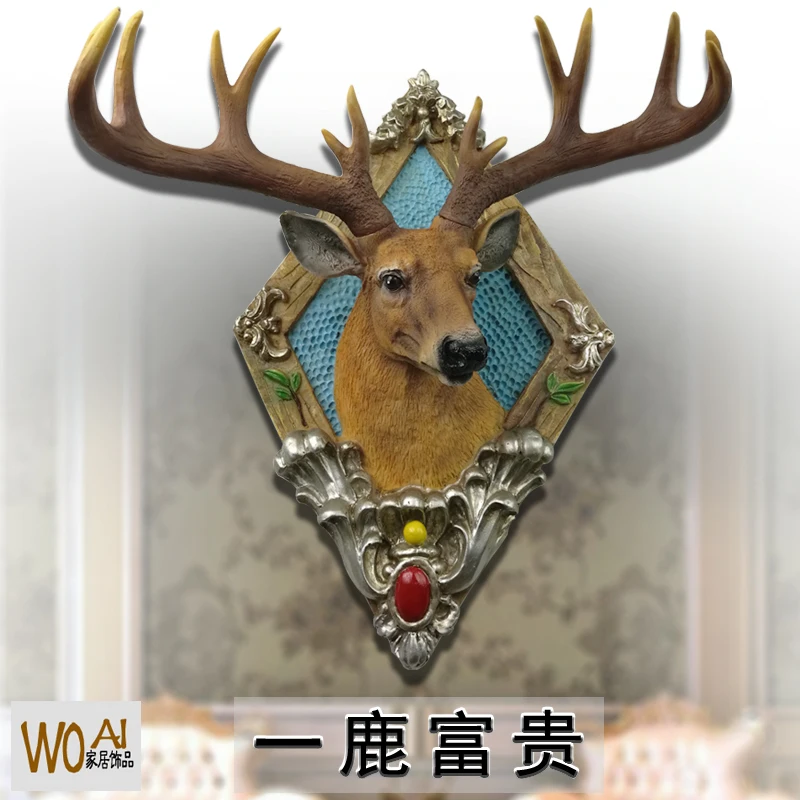 Голова искусства Ремесла Европейская голова оленя настенная мебель для дома