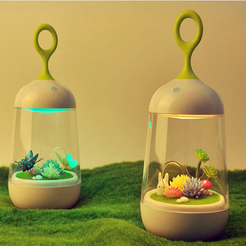 Ночсветильник сделай сам с изображением бабочки и кролика безопасный