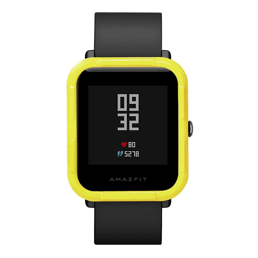 Чехол из поликарбоната для Huami Amazfit Bip чехол протектор для Xiaomi Amazfit Bip Молодежные умные часы Аксессуары Защитный Корпус рамка рукав