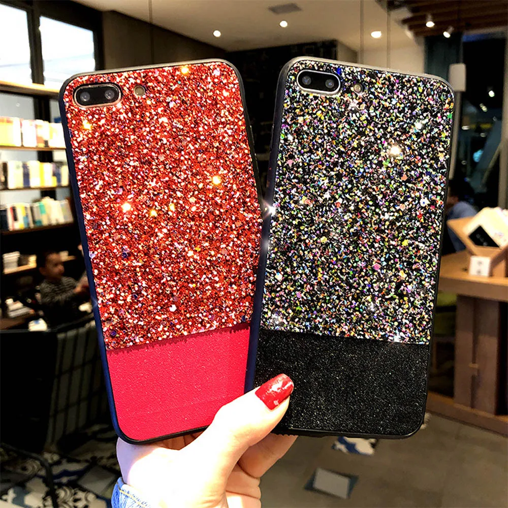 Heyytle новый блестящий чехол для телефона iPhone XR X XS MAX 87 6 6s Plus ультратонкий ТПУ s