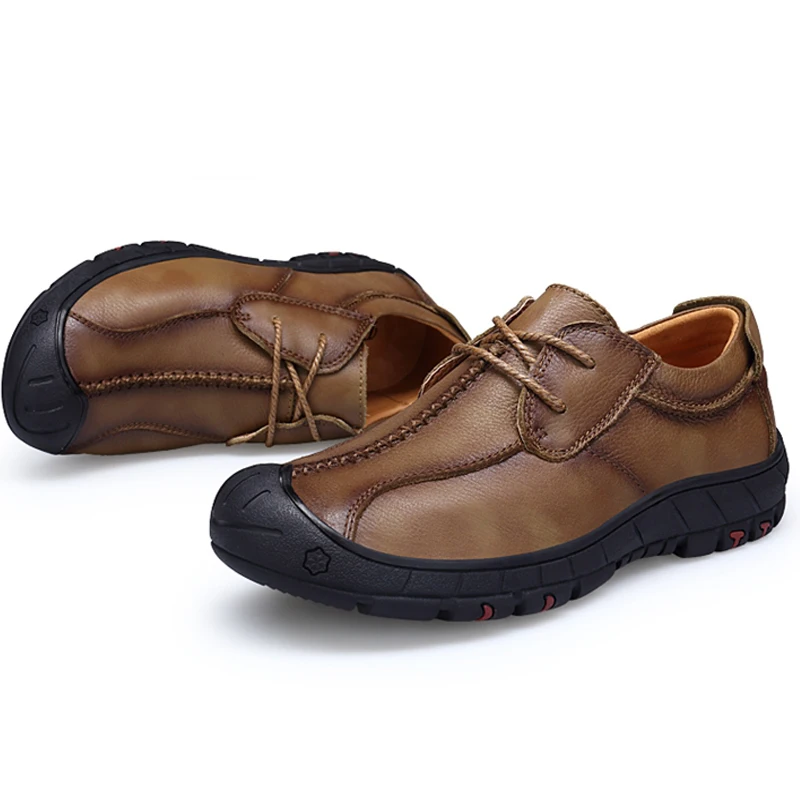 Мужские классические туфли оксфорды из натуральной кожи на плоской подошве|shoes brand men|shoes classicshoes fashion men |