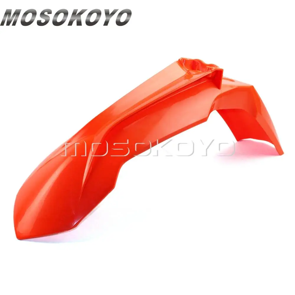 Оранжевый Мотокросс переднее крыло для KTM XC EXC XC-W SX SXF XC-F 125 150 250 300 450 500 2013- Enduro Байк - Цвет: Оранжевый