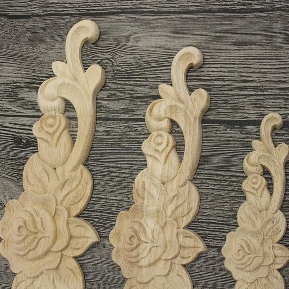 LumiParty Woodcarving Decal Rubber Wood Engrave Onlay Applique Craft Home Elegant Gifts-30 | Дом и сад