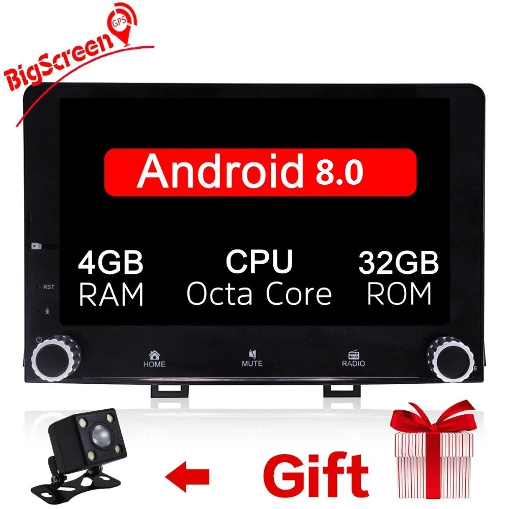 Новейший автомобильный DVD плеер Android 8 1 0 с GPS ДЛЯ KIA RIO радио 2017 2018 мультимедийный