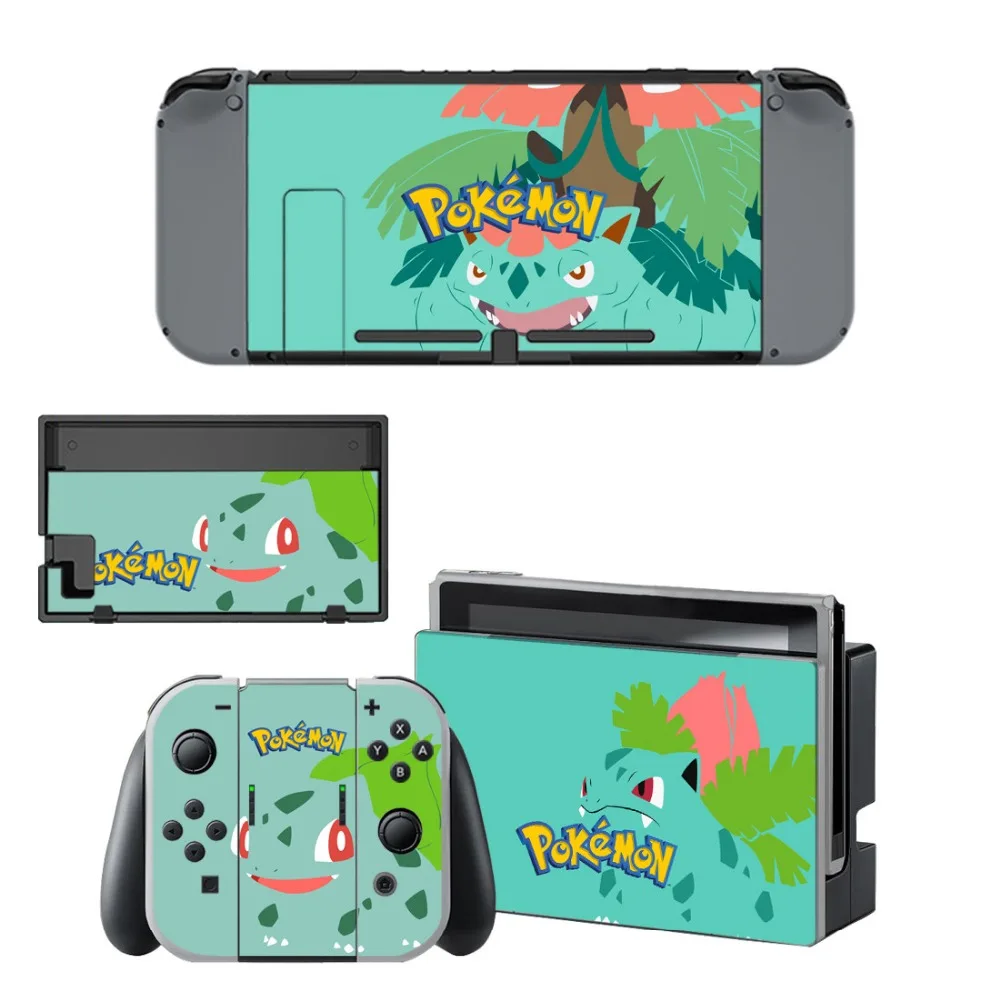 Наклейка Pokemo n Skin для Nintendo Switch NS Console Геймпад контроллер Nintendo doswitch игровая Наклейка Виниловые наклейки крышка-пикачус