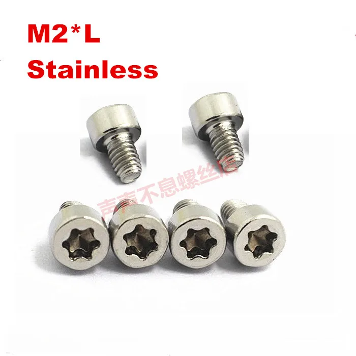 

500pcs/lot Stainless steel Cheese head Torx machine screw M2*4/5/6/8/10