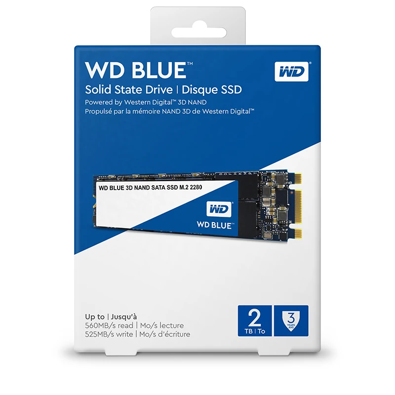 Внутренний твердотельный накопитель WD Blue M.2 2280 дюйма 250 ГБ 500 Гб SSD SATA 3 0 6 искусств 2