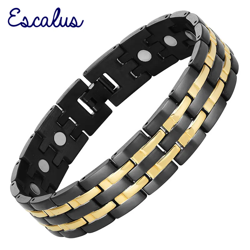 Escalus мужские ювелирные изделия магнитный браслет для здоровья мужчин браслеты из