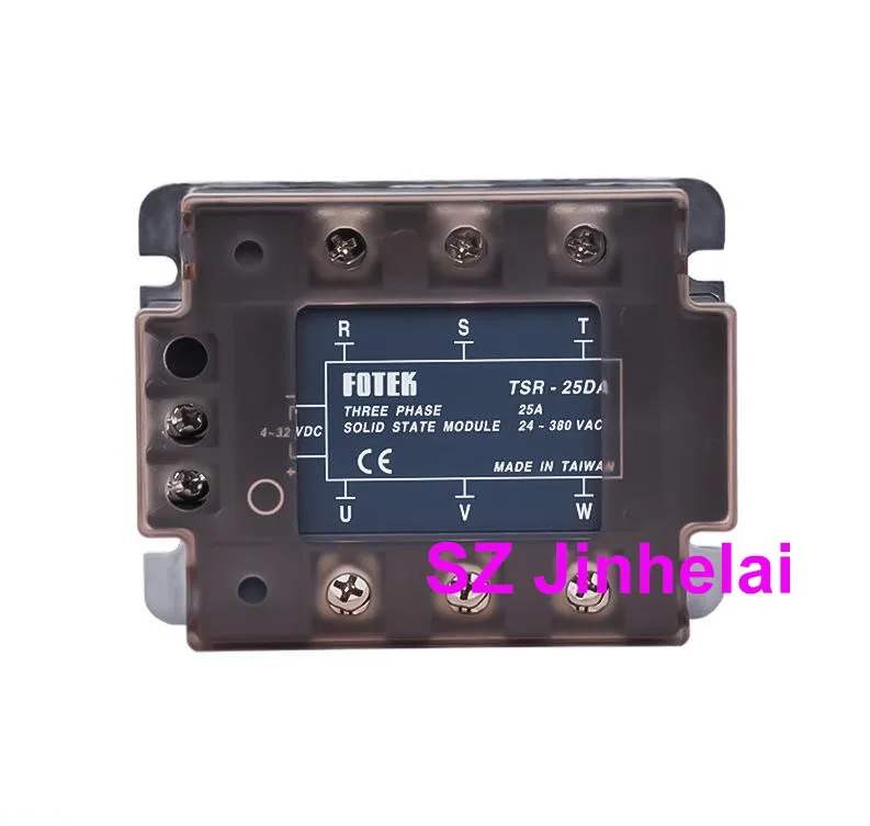 

FOTEK TSR-25DA Authentic original 3 PHASE SOLID STATE RELAY 25A 24-380VAC 4-32VDC