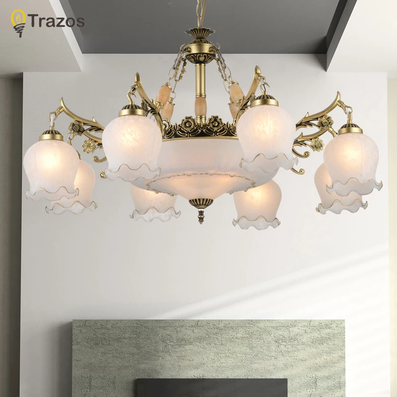 Новое поступление горячая Распродажа люстра из настоящего сплава винтажные