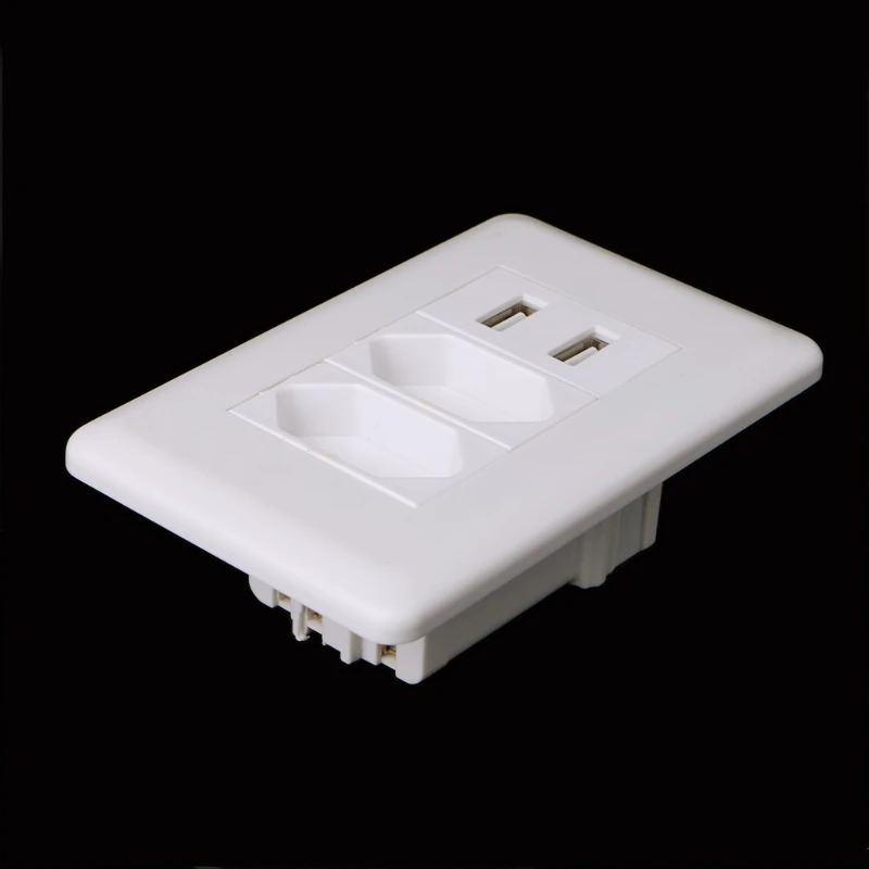 Настенная розетка с двойным USB-портом 15 А 110-250 В | Обустройство дома