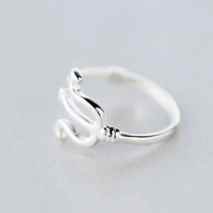 Kinitial 1 шт. новый модный стиль милое кольцо гарпун серебряные геометрические