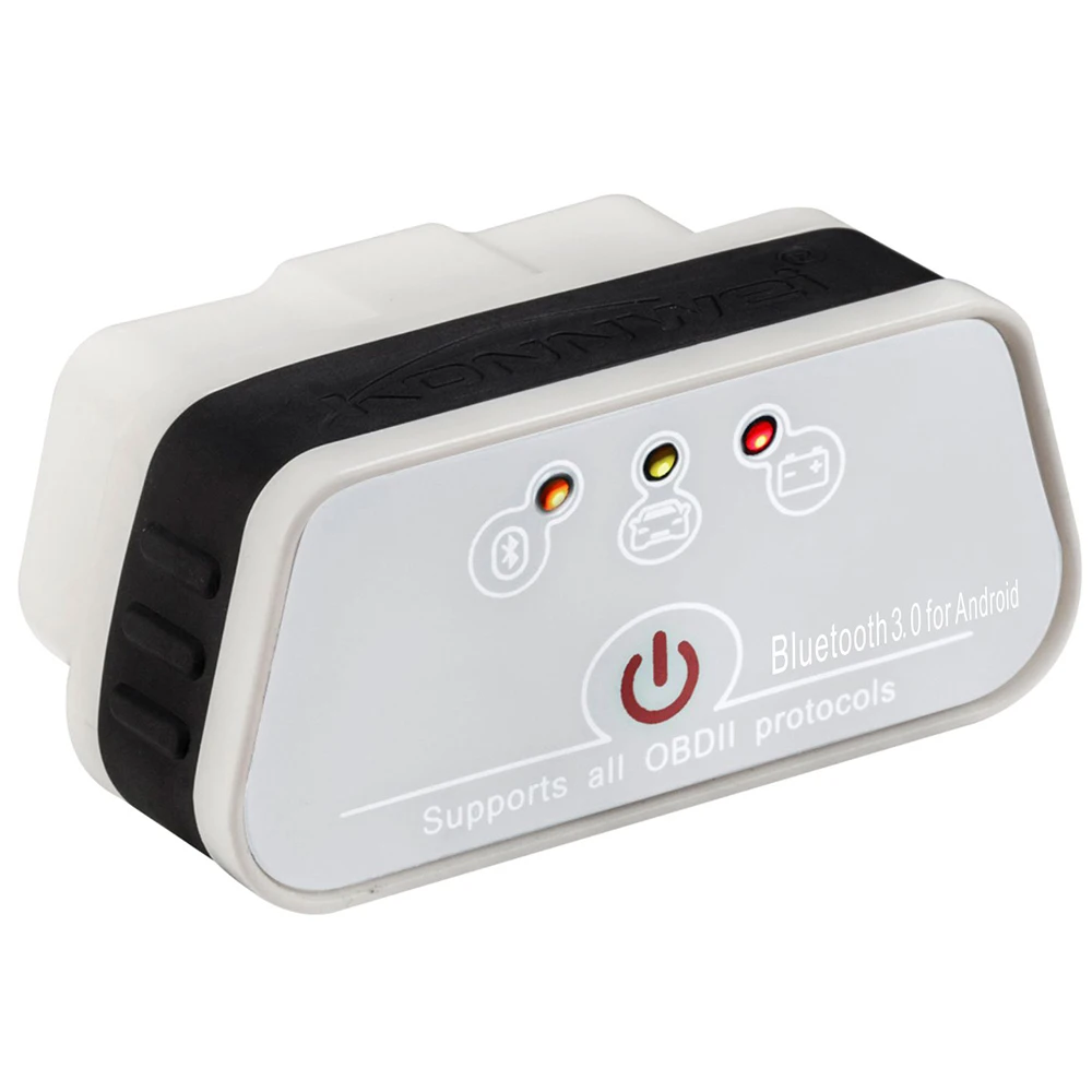 Konnwei KW901 детектор 12В OBD OBD2 Bluetooth3.0 чип диагностический сканер кода