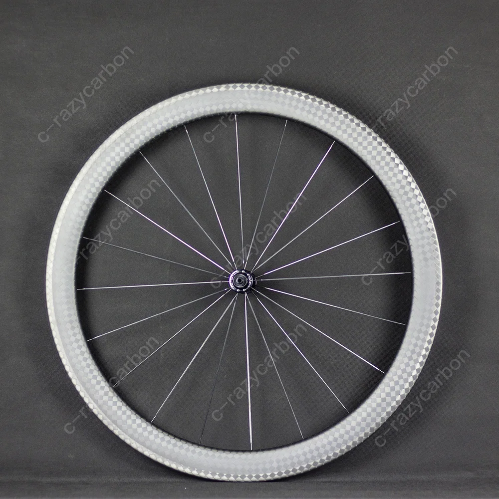 Wholesale Front 50 and Rear 60 Carbon 12k Wheelset Clincher Full carbon Super Light 700c Road Bike | Спорт и развлечения