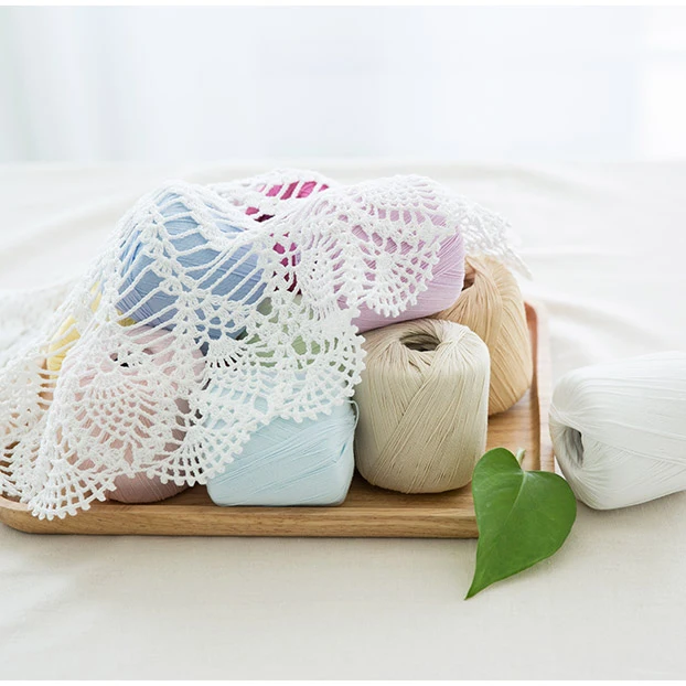 Оптовая продажа 3 шт. 150 г/лот чистый хлопок кружево вязанное крючком 2 мм