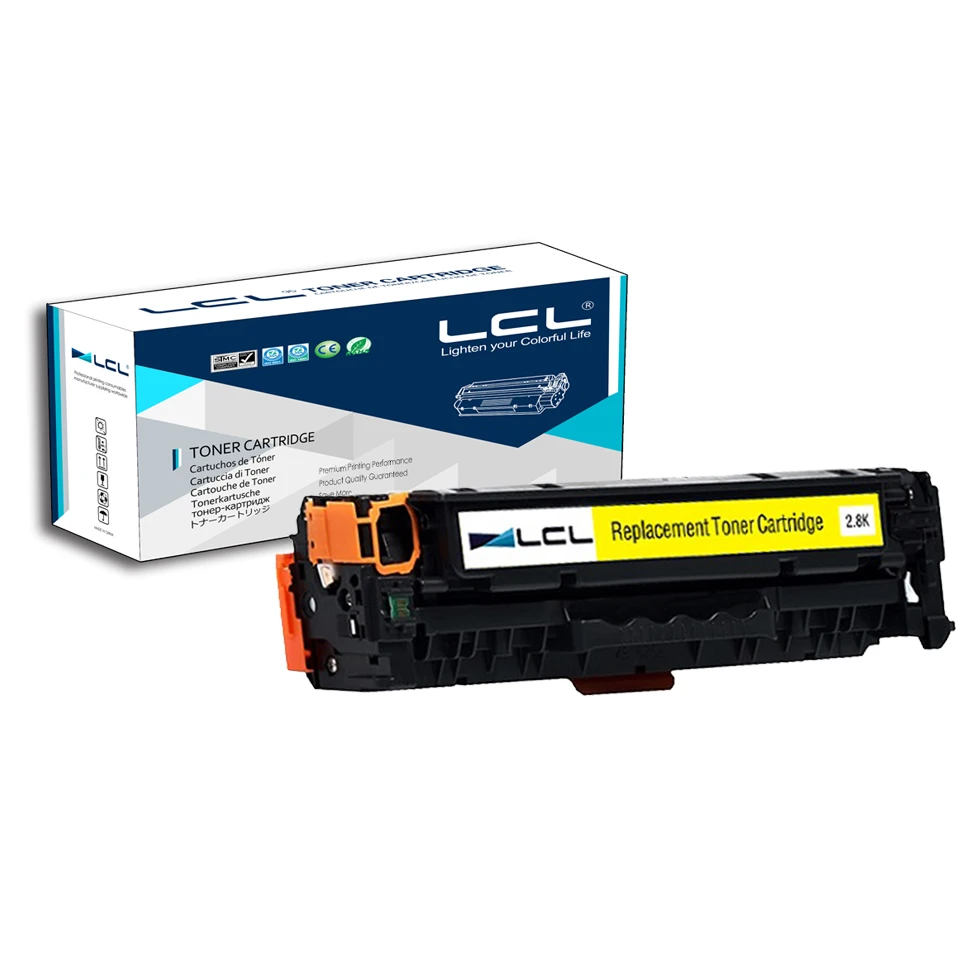 LCL 304A CC530A CC531A CC532A CC533A (4 упаковки) Тонер картридж совместимый для HP Color LaserJet